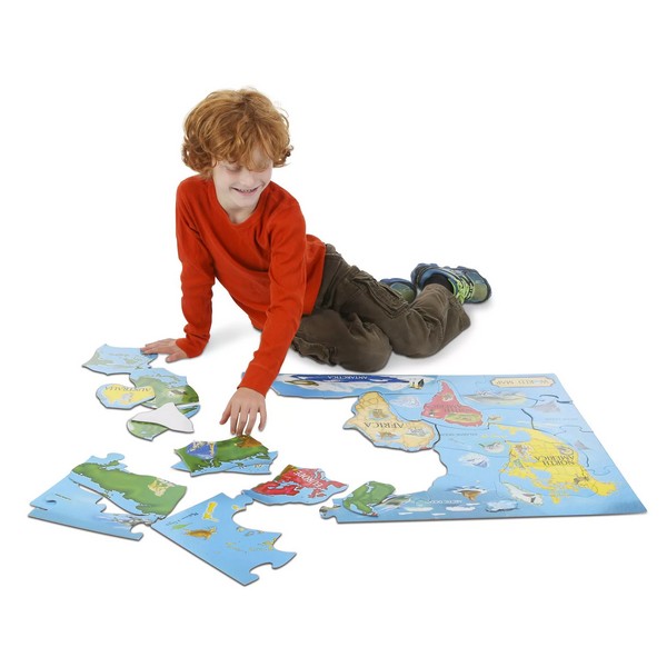 Продукт Melissa&Doug карта на света 33ч. - Пъзел - 0 - BG Hlapeta